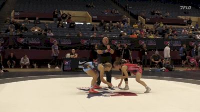 50 lbs Champ. Round 2 - Jenna Gerhardt, North Dakota vs Sage Mortimer, Titan Mercury Wrestling Club (TMWC)