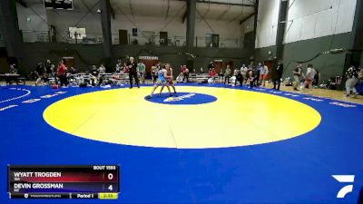 138 lbs Cons. Round 4 - Wyatt Trogden, WA vs Devin Grossman, MT