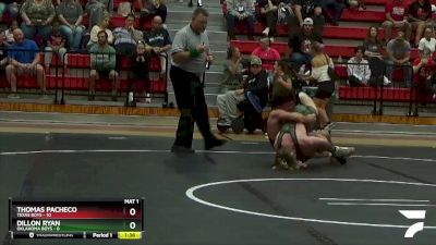 141 lbs Finals (2 Team) - Dillon Ryan, Oklahoma Boys vs Thomas Pacheco, Texas Boys