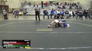 56 lbs Round 3 (6 Team) - Brooks Poupard, SWAT Black vs Jack Brown, Untouchables-Olympia