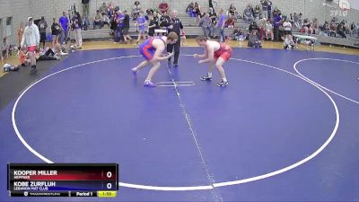 215 lbs Cons. Round 2 - Kooper Miller, Heppner vs Kobe Zurfluh, Lebanon Mat Club