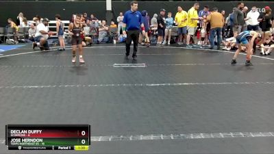 64 lbs Round 7 (8 Team) - Declan Duffy, Scorpions vs Jose Herndon, Terps Northeast ES