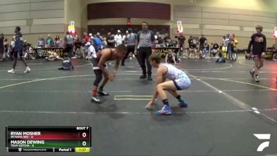 125 lbs Semis & 1st Wrestleback (8 Team) - Ryan Mosher, Mi Mafia Red vs Mason Dewing, Team Gotcha