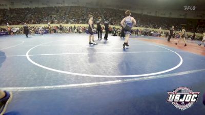 160 lbs Round Of 16 - Andrew McFarland, Harrah Little League Wrestling vs Tristan Mowdy, Checotah Matcats