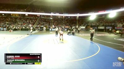 I-138 lbs Quarterfinal - Thomas Bonasera, Wantagh vs Gabriel Goss, Burnt Hills