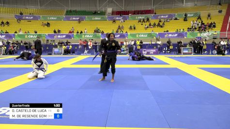 DÂMARIS CASTELO DE LUCA AFFINI vs MARIANA DE RESENDE GOMES 2024 Brasileiro Jiu-Jitsu IBJJF