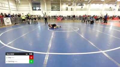 81 lbs Round Of 32 - Jacob Day, Milford MA vs James Darling, Fisheye WC