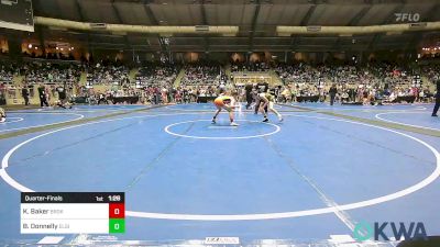 112 lbs Quarterfinal - Karver Baker, Broken Arrow Wrestling Club vs Brody Donnelly, Elgin Wrestling