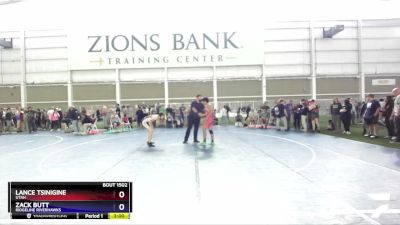 144 lbs Cons. Round 3 - Lance Tsinigine, Utah vs Zack Butt, Ridgeline Riverhawks