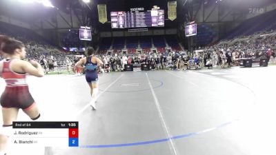 112 lbs Rnd Of 64 - Journie Rodriguez, Pennsylvania vs Angela Bianchi, Wisconsin