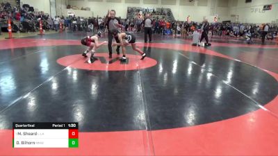 100 lbs Quarterfinal - Martez `Phenom` Sheard, LAW - Lacrosse Area Wrestlers vs David Bilhorn, Milton Monster Wrestling Club