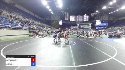 180 lbs Cons 8 #1 - AvaLyn Mosconi, Indiana vs Josslyn Blair, Idaho