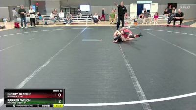 96 lbs Round 5 (10 Team) - Parker Welch, Machine Shed vs Brody Benner, Riverheads