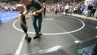 40 lbs Round Of 16 - Taylor Cary, Owasso Takedown Club vs Maddox Reed, Pin-King All Stars