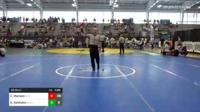 170 lbs Prelims - Corey Manson, MI-Rev vs Gabe Ashkeba, Shenandoah Valley Wrestling Club