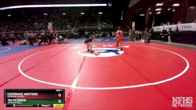 120 lbs Semifinal - Tai McBride, Jackson Hole vs Caydence Watters, Natrona County