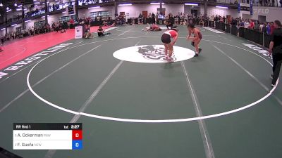 100 lbs Rr Rnd 1 - Anna Ockerman, Raw - Raliegh Area Wrestling / Corinth Holders Hs vs Francesca Gusfa, New Jersey