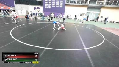 97-103 lbs Round 2 - Max Millage, IA vs Wyatt Eddy, AZ