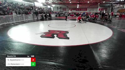 220 lbs Round Of 16 - Sam Oppedisano, Hingham vs Austin Malandain, Shawsheen