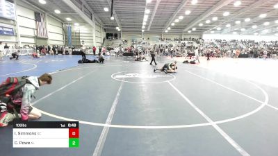 106 lbs Consi Of 64 #2 - Isaiah Simmons, SC vs Coreu Powe, AL