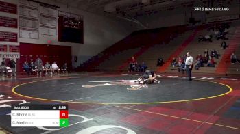 133 lbs Final - Chris Merlo, Edinboro  vs Cole Rhone, Bloomsburg