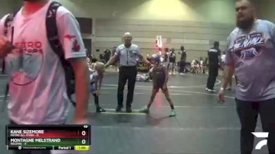 49 lbs Round 3 (6 Team) - Kane Sizemore, Metro All Stars vs Montagne Melstrand, Belding