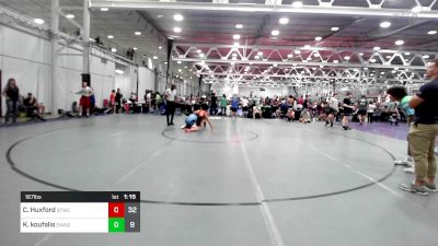 167 lbs Quarterfinal - Cael Huxford, Shore Thing WC vs Kosta Koufalis, Empire Wrestling Academy Black