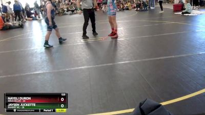 125 lbs Round 2 (6 Team) - Jaysen Juckette, Dundee WC vs Nayeli Duron, Ninja Killer