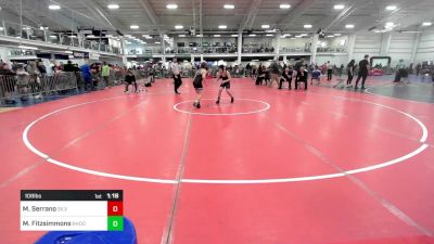 108 lbs Quarterfinal - Mason Serrano, Silverback WC vs Mason Fitzsimmons, Rhode Rage