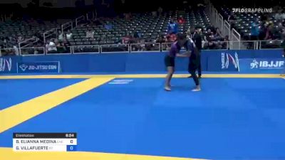 BRIANA ELIANNA MEDINA vs GABRIELLE VILLAFUERTE 2021 World IBJJF Jiu-Jitsu No-Gi Championship