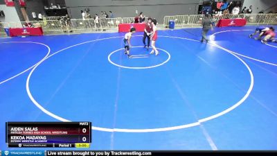 113 lbs Quarterfinal - Aiden Salas, Matilda Torres High School Wrestling vs Kekoa Madayag, Esteem Wrestle Academy