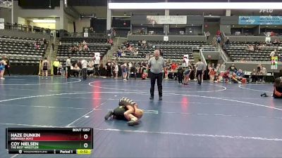 60 lbs Cons. Round 6 - Coy Nielsen, The Best Wrestler vs Haze Dunkin, Nebraska Boyz