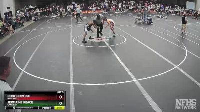 5A 120 lbs Quarterfinal - Coby Cortese, Hillcrest vs Jermaine Peace, Cane Bay