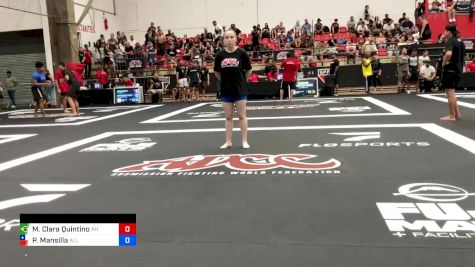 Maria Clara Quintino vs Pamela Mansilla 2024 ADCC Sao Paulo Open
