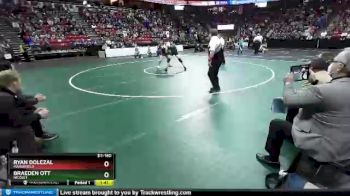 D1-160 lbs Semifinal - Braeden Ott, Nicolet vs Ryan Dolezal, Marshfield
