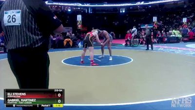 215-5A Quarterfinal - Eli Stevens, Northglenn vs Gabriel Martinez, Fountain - Fort Carson