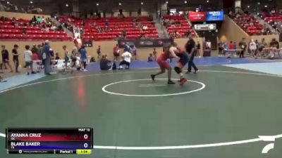 185 lbs Round 1 - Blake Baker, TX vs Ayanna Cruz, OK