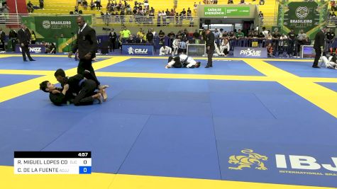 RAYAN MIGUEL LOPES COSTA vs CHRISTIAN DE LA FUENTE 2024 Brasileiro Jiu-Jitsu IBJJF