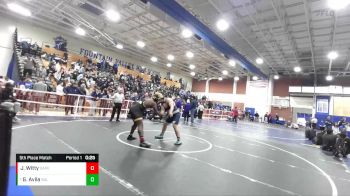 285 lbs 5th Place Match - Gary Avila, Bullard vs Jerry Witty, San Pedro