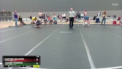 210 lbs Round 7 (10 Team) - Conner Massinon, Terps Xpress vs Clifford Williford, Machine Shed