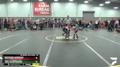 56 lbs 1st Place Match - Raymond Hardman, Scanlan Wrestling Academy vs Finn Supernaugh, Virginia Patriots Wrestling