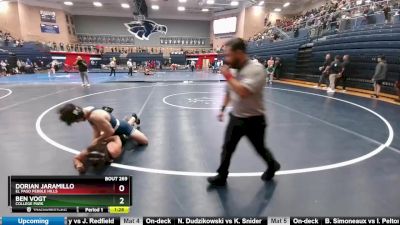 175 lbs Round 2 - Ben Vogt, College Park vs Dorian Jaramillo, El Paso Pebble Hills