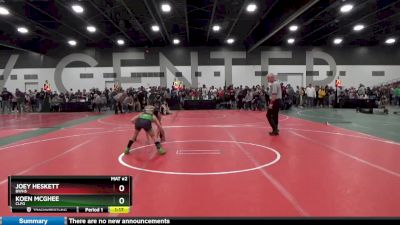 95 lbs Semifinal - Joey Heskett, BWHS vs Koen McGhee, CLFO