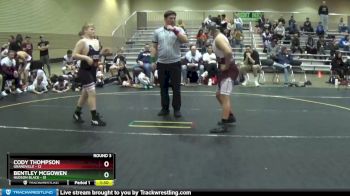 150 lbs Round 3 (4 Team) - Bentley McGowen, Hudson Black vs Cody Thompson, Grandville