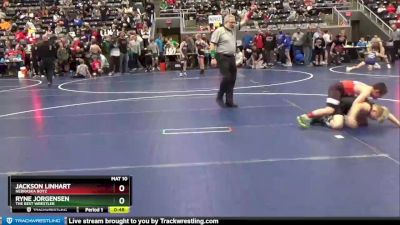 103 lbs Cons. Round 2 - Jackson Linhart, Nebraska Boyz vs Ryne Jorgensen, The Best Wrestler