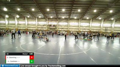 63 lbs Champ. Round 1 - Lockwyn Carlston, Olympus Wrestling vs Crew Downing, Wyoming Underground Wrestling