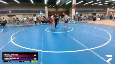 220 lbs Cons. Semi - Mikkel Bushee, 3F Wrestling vs Brayden Kolos, 3F Wrestling