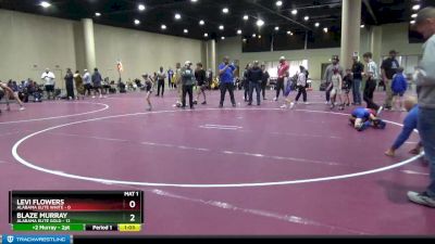 55 lbs Round 4 (6 Team) - Blaze Murray, Alabama Elite Gold vs Levi Flowers, Alabama Elite White