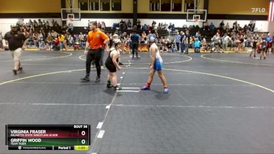 92/hwt Round 2 - Griffin Wood, Team Tiger vs Virginia Fraser, Palmetto State Wrestling Acade