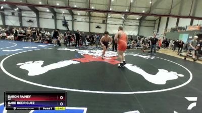 285 lbs Cons. Round 4 - Daron Rainey, WA vs Gabe Rodriguez, CA